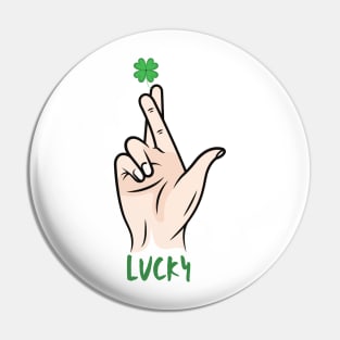 lucky shamrock heart st patrick's day parade clover holiday Pin