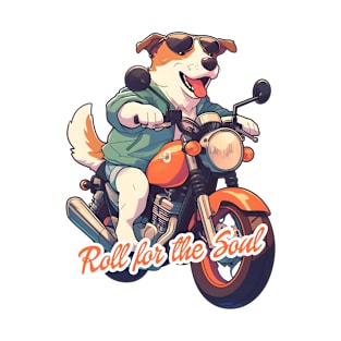 Cool dog riding motorbike T-Shirt