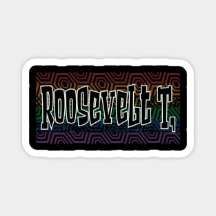 LGBTQ PATTERN AMERICA TEDDY ROOSEVELT Magnet