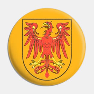 Faded-Style Brandenburg Coat Of Arms / German Gift Pin