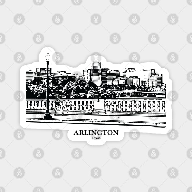 Arlington - Texas Magnet by Lakeric