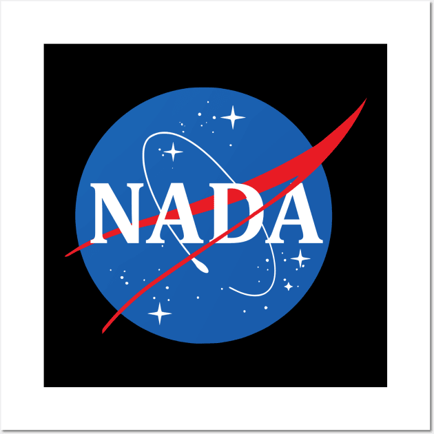 NASA NADA LOGO Sticker for Sale by FrenchFactory