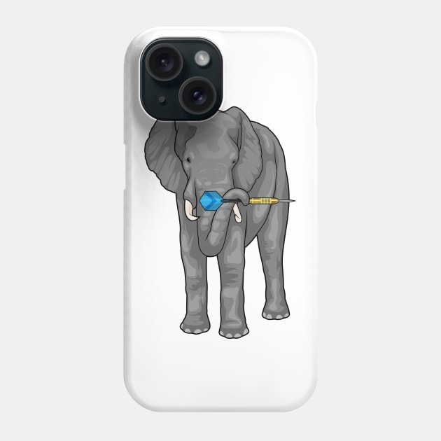 Elephant Darts Dart Phone Case by Markus Schnabel