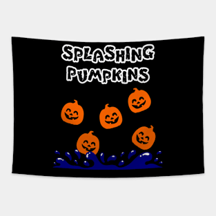 Splashing Pumpkins Tapestry