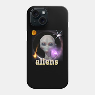 Aliens nice art design. Phone Case