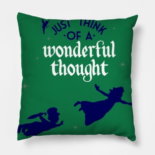 Peter Pan - Wonderful Thought Version 1 Pillow