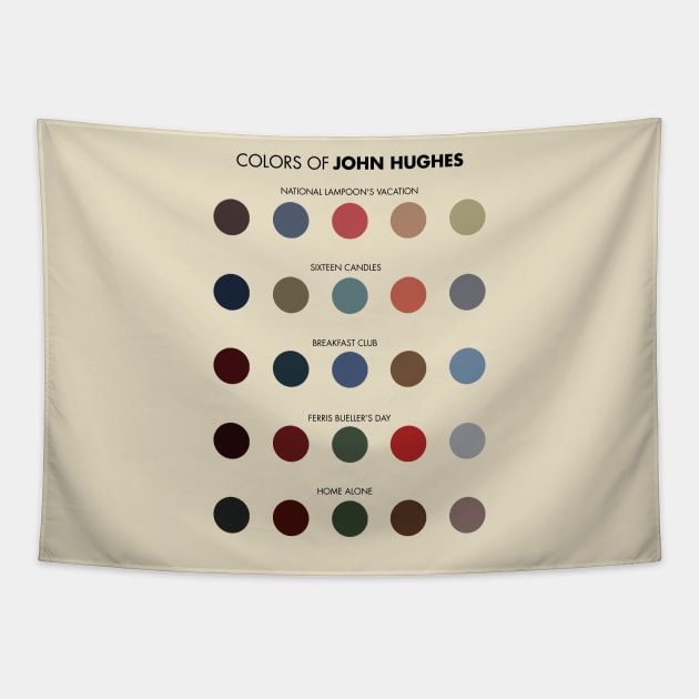 Colors of John Hughes Tapestry by guayguay