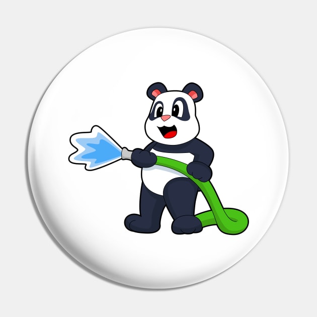 Panda Firefighter Fire hose Pin by Markus Schnabel