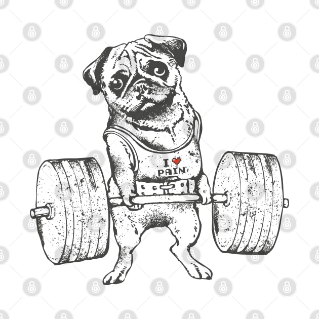 Pug Lift by huebucket