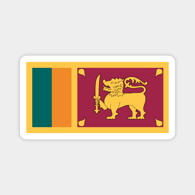 Sri Lanka Magnet by Wickedcartoons