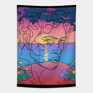 Ocean Sunrise Vacations Tapestry