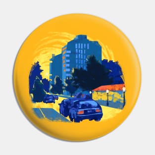 Urban Sunset Pin