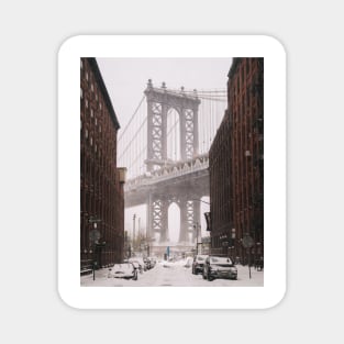 NYC Winter Dumbo Magnet