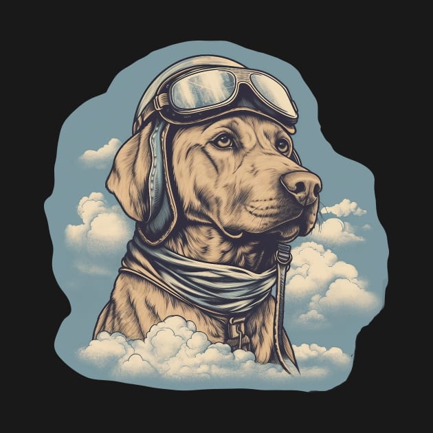 Aviator dog by GreenMary Design