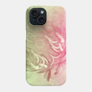 Pink and green wattle and kaleidoscope Phone Case