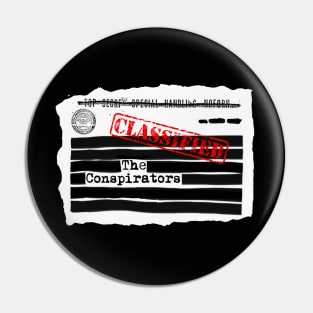 The Conspirators "Redacted" Art Pin