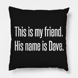 Introducing Dave. Pillow