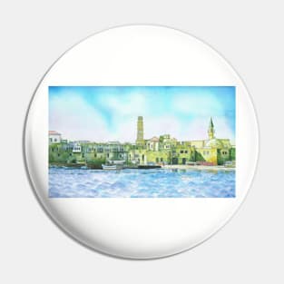 Jaffa port Israel Pin