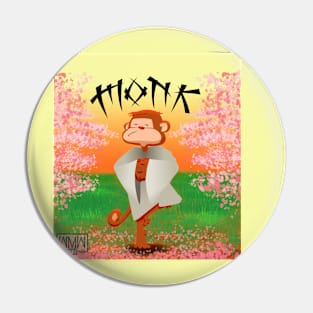 Monk Monkey Pin