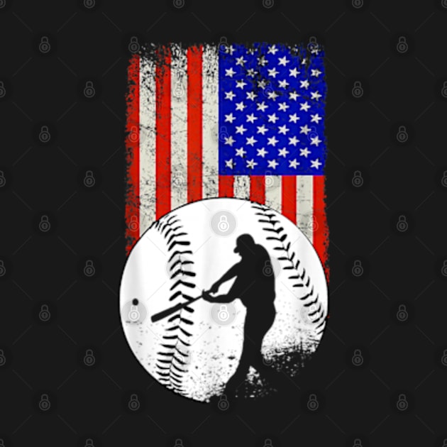 Baseball Team Gift Patriotic USA 4th of July by credittee