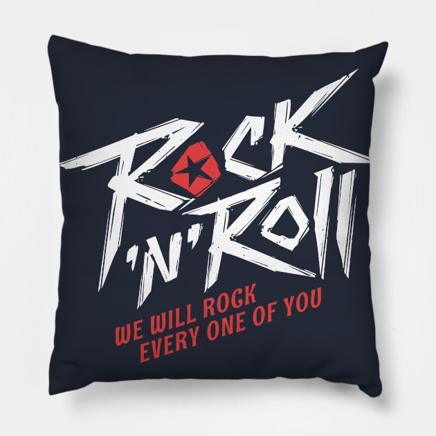 rock Pillow by Supertrooper