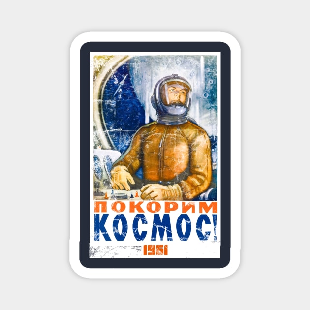 Kosmos 1 Magnet by ocsling