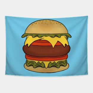 Cool Burger Tapestry