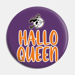 Halloween Hallo Queen Witch Costume Pin