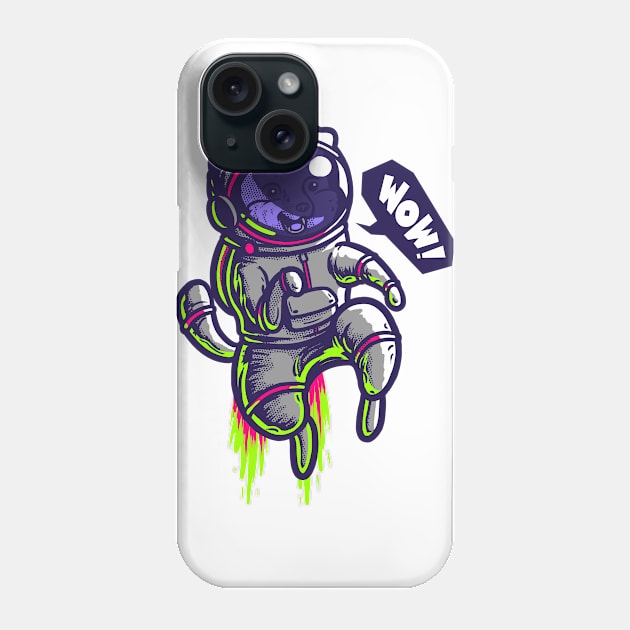 Space Dog Phone Case by wehkid