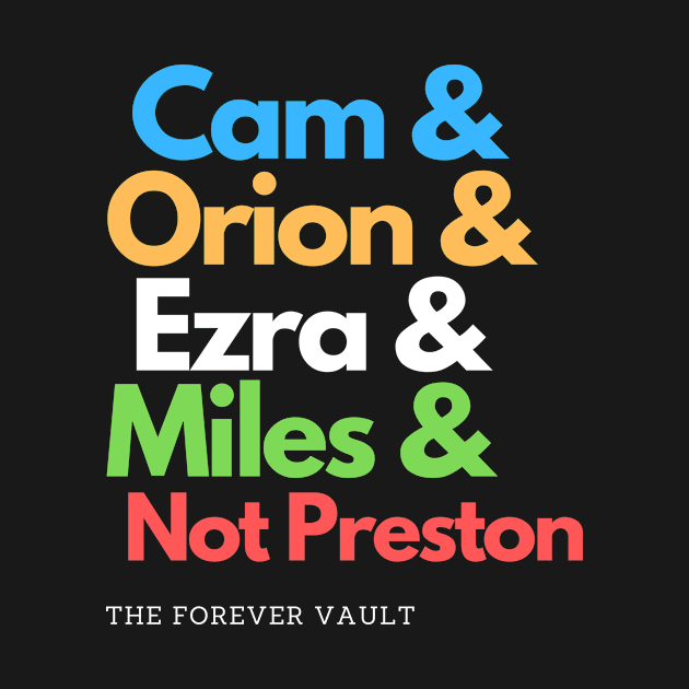 Finn Dixon's Forever Vault Gymnastics Team T-Shirt by Finn Dixon