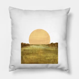 Minimalist landscape Pillow