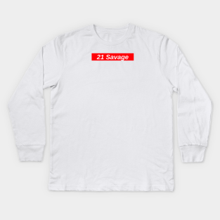 21 Savage Merch Kids Long Sleeve T Shirts Teepublic