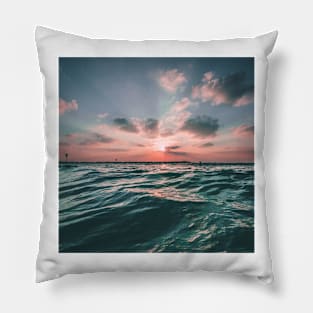 Sunset at the Sea Pillow