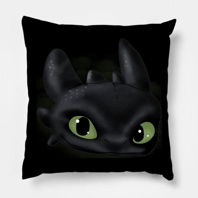 Toothless Pillow by joysapphire