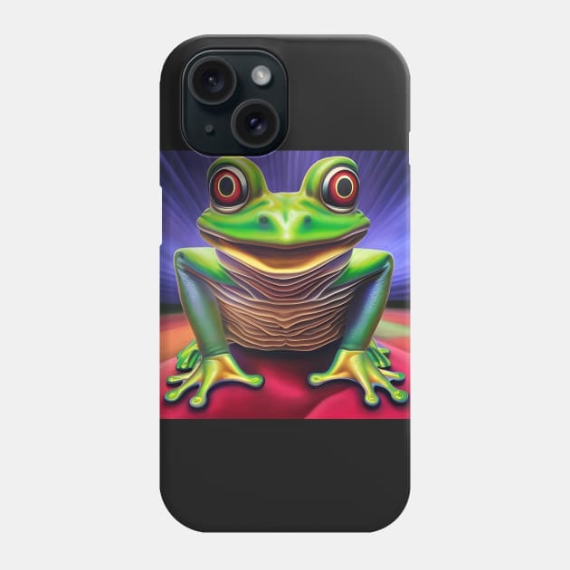 Frogger Spirit Animal (6) - Trippy Psychedelic Frog Phone Case by TheThirdEye