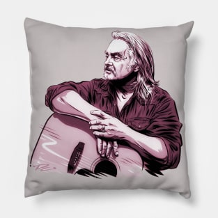 Hal Ketchum - An illustration by Paul Cemmick Pillow