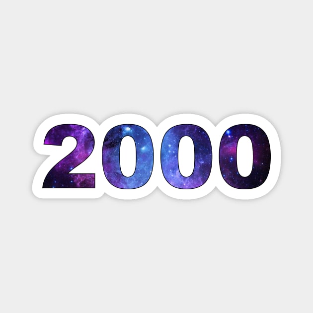 Two Thousand Magnet by ACGraphics