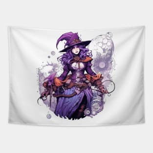 Steampunk Witch #1 Tapestry