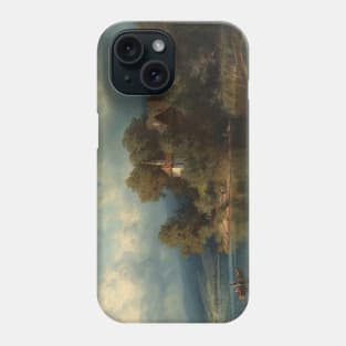 Chapel on the Lake of Lowerz by Adolf Mosengel Phone Case