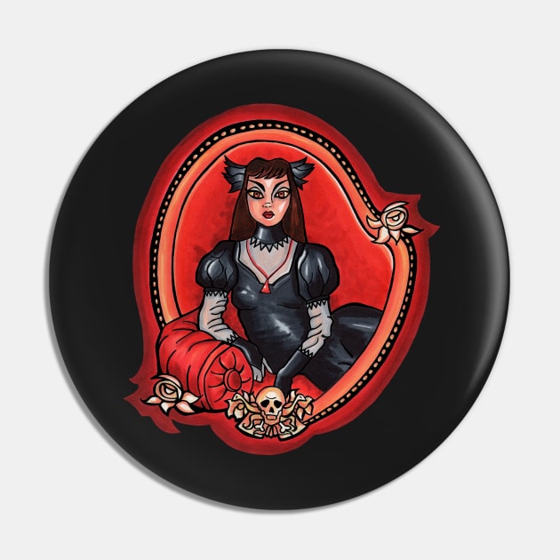 Haunted Mansion Cat Lady Pin by GreyDawn