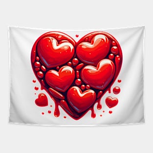 Drippin' Hearts Tapestry