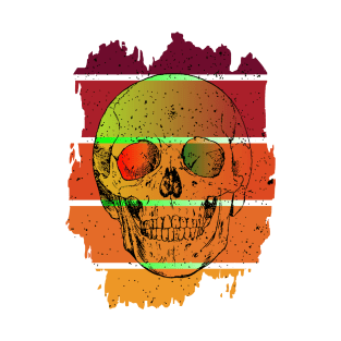 Retro Grunge Skulls T-Shirt