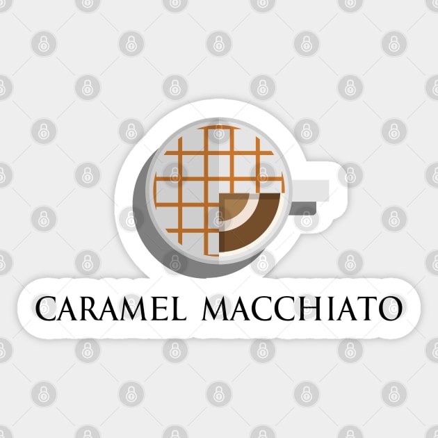 Round magnetic wall chart - Caramel