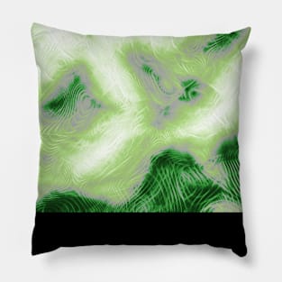 Aromantic Pride Abstract Fractal Fog Pillow