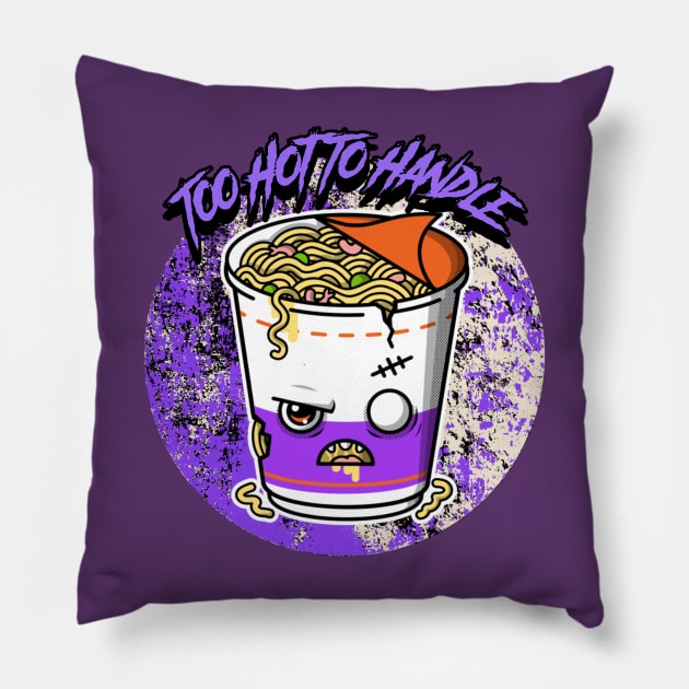 Too Hot To Handle Graphic Pillow by CTJFDesigns