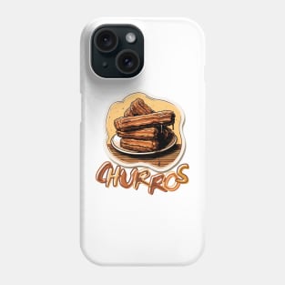 vintage churros Phone Case