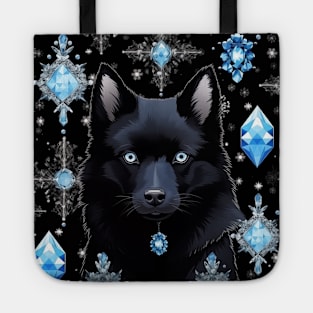 Schipperke pattern Tote