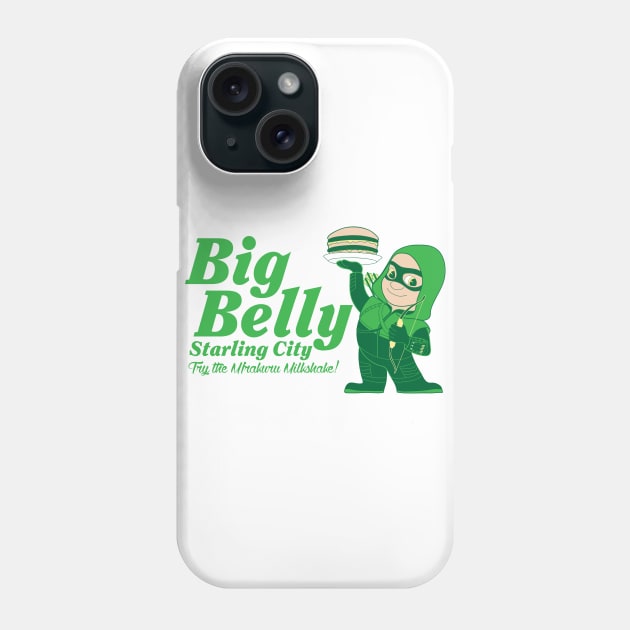 Big Belly Burger Starling City Phone Case by kentcribbs