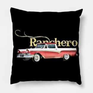 57 Ford Ranchero with text Pillow