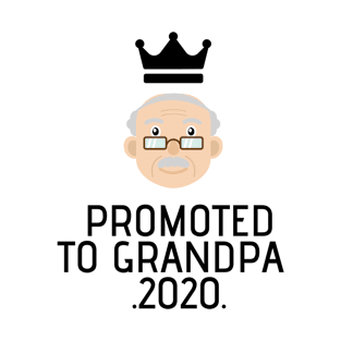 PROMOTED TO GRANDPA 2020 T-Shirt